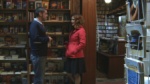 The lovers in the bookstore